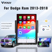 Viknav 14.4 Inch Touch Screen Car Radio For Dodge Ram 2013-2018 Upgrade Android Head Unit Wirless Carplay GPS Navigation Player Autoradio Replacement