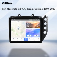 Android System 10 Inch 128GB Car Radio For Maserati GT GC GranTurismo 2007-2017 Auto Stereo Wireless Carplay GPS Navigation Multimedia Player RHD Touch Screen (Black)