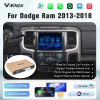 VIKNAV Linux Carplay System Box for Dodge Ram 2013-2018 Wireless CarPlay & Android Auto Retains Original Screen & Functions