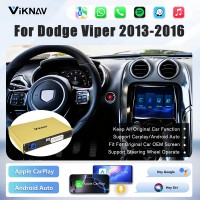 Viknav Linux Carplay System Box for Dodge Viper 2013-2016 Wireless CarPlay & Android Auto Retain Original Screen & Functions