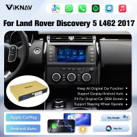 Viknav Linux System Wireless Carplay Android Auto Decorder Box For Land Rover Discovery 5 L462 2017 GPS Navigatipn Original Car Radio Screen