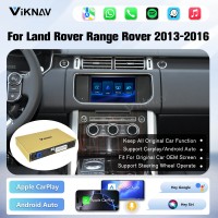 Viknav Linux System Wireless Carplay Android Auto Decorder Box For Land Rover Range Rover 2013-2016 GPS Navigatipn Original Car Radio Screen