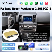 Viknav Linux System Wireless Carplay Android Auto Decorder Box For Land Rover Freelander 2 2013-2015 GPS Navigatipn Original Car Radio Screen