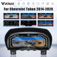 Viknav 13 Inch Car Digital Cluster For Chevrolet Tahoe Suburban GMC Yukon 2014-2020 LCD Car Digital Speedometer Dashboard Panel Instrument Panel Virtual Cockpit