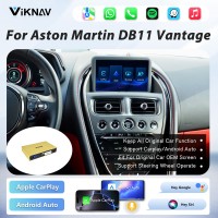 Viknav linux system wireless carplay android auto decoder box for Aston Martin DB11 Vantage GPS Navigatipn Original Car Radio Screen