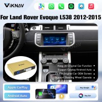 Viknav Linux System Wireless Carplay Android Auto Decorder Box For Land Rover Evoque L538 2012-2015 GPS Navigatipn Original Car Radio Screen