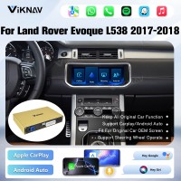 Viknav Linux System Wireless Carplay Android Auto Decorder Box For Land Rover Evoque L538 2017-2018 GPS Navigatipn Original Car Radio Screen