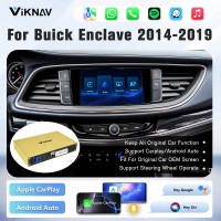 Viknav Linux System Wireless CarPlay Android Auto Decoder Box for Buick Enclave 2014-2019 Upgrade Interface Original Screen