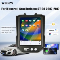 10.5 Inch Android System Car Radio for Maserati GranTurismo 2007-2017 Carplay Multimedia Video Player GPS Navigation Touch Screen 128GB(Matte)