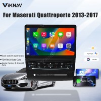 10.4 Inch Touch Screen Android System Car Radio For Maserati Quattroporte 2013-2017 Wireless Apple Carplay Multimedia Player GPS Navigation Head Unit(128GB)