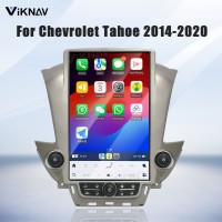 Viknav 14.4 inch Large Screen Car Radio For Chevrolet Tahoe Suburban GMC Yukon 2014-2020 Andriod Auto Radio Multimedia Player Wireless Carplay GPS Navigation Head Unit (128GB )