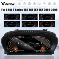 Viknav Instrument Cluster 12.3 inch For BMW 5 Series E60 E61 E63 E64 2004-2009 Linux System Vertical Screen Digital Cluster CockPit LCD Speedometer Head Unit