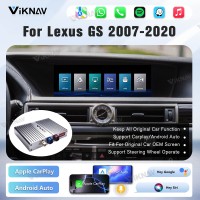 Viknav Linux Interface Box for Lexus GS 2007 -2020 Wireless CarPlay Decoder Android Auto GPS Navigatipn Original Car Radio Screen