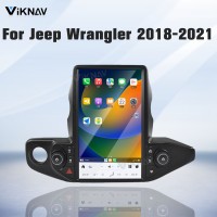 ViKNAV 13.6 Inch Android Car Radio For Jeep Wrangler 2018-2021 Multimedia Player Carplay Screen Navigation Head Unit