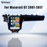 Android System 13.6 Inch Car Radio For Maserati GT 2007-2017 Auto Stereo Wireless Carplay GPS Navigation Multimedia Player Touch Screen (128GB)