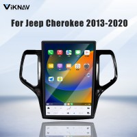 ViKNAV 14.4 Inch Android Car Radio For Jeep Cherokee 2013-2020 CarPlay Touch Screen GPS Navigation Stereo Head Unit With Piano Black