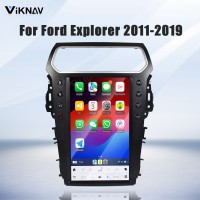 ViKNAV 14.4 Inch Android For Ford Explorer 2011-2019 Car Radio Multimedia DVD Player Qualcomm Snapdragon GPS Navigation Carplay Stereo Tape Recorder Head Unit
