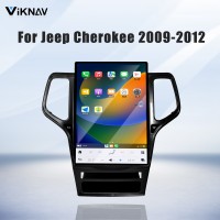 ViKNAV 14.4 Inch Android Car Radio For Jeep Cherokee 2009-2012 CarPlay Touch Screen GPS Navigation Stereo Head Unit With Piano Black