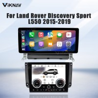 Viknav Android Radio AC Panel For Land Rover Discovery Sport L550 2015-2019 Multimedia Player GPS Navigation Stereo Wireless Carplay Android Auto Air Conditioning Control Touch Screen