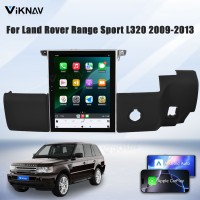 Viknav Android Radio For Land Rover Range Sport L320 2009-2013 Wireless Carplay Android Auto Radio Touch Screen GPS Navigation Multimedia Player Right Hand Driving(Black-RHD)