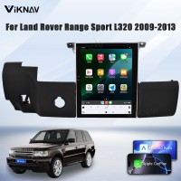 Viknav Android Radio For Land Rover Range Sport L320 2009-2013 Wireless Carplay Android Auto Radio Touch Screen GPS Navigation Multimedia Player Left Hand Driving(Black-LHD)
