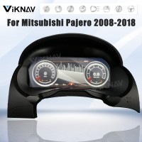 Viknav 12.3 Inch Digital Cluster Car Speedometer For Mitsubishi Pajero 2008-2018 Linux System Car Instrument Cluster Screen Instrument Replacement