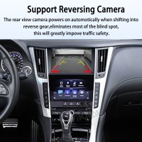 Viknav linux system wireless carplay android auto decoder box for Infiniti Q60 2015-2019 GPS Navigatipn Original Car Radio Screen