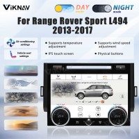 Viknav 10.4 Inch AC Panel Touch Screen For Land Rover Range Rover Sport L494 2013-2017 Digital Display Air Conditioning Switch Climate Control Dashboard