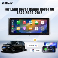 Viknav 10.25 inch Android Radio For Land Rover Range Rover V8 L322 2002-2012 Multimedia Player GPS Navigation Stereo Wireless Carplay Android Auto Touch Screen