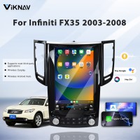 Viknav Android 12.1 inch Car Stereo for Infiniti FX35 2003-2008 Wireless CarPlay & Android Auto GPS Navigation Head Unit
