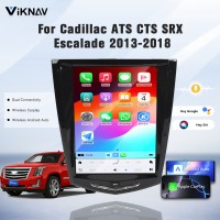Viknav Android 10.5 inch Car Stereo for Cadillac ATS CTS SRX Escalade 2013-2018 Wireless CarPlay & Android Auto GPS Navigation Head Unit
