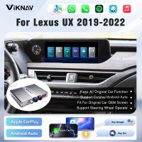 Viknav Linux Interface Box for Lexus UX 2019-2022 Wireless CarPlay Android Auto GPS Navigatipn Original Car Radio Screen