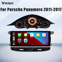 Android System Car Radio For Porsche Panamera 2011-2017 Auto Stereo Wireless Carplay GPS Navigation Multimedia Player 128GB Touch Screen With 12.3 Inch LCD Digital Cluster
