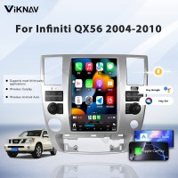 Viknav Android 12.1 inch Car Stereo for Infiniti QX56/Nissan Armada 2004-2010 Wireless CarPlay & Android Auto GPS Navigation Head Unit