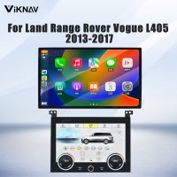 Viknav Android Radio AC Panel For Land Range Rover Vogue L405 2013-2017 Wireless Carplay Android Auto Multimedia Player GPS Navigation Air Conditioning Control Touch Screen