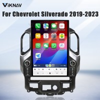 Viknav Upgrade 17.2 Inch Touch Screen Android Car Radio For Chevrolet Silverado GMC SIERRA 2019 2020 2021 2022 2023 Android Auto GPS Navigation Wireless Carplay Multimedia Player  Head Unit(128GB)