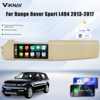 Viknav 12.3 inch Android Radio For Land Rover Range Rover Sport L494 2013-2017 Wireless Carplay Android Auto Multimedia player GPS Navigation Auto StereoTouch Screen(LHD-Beige)