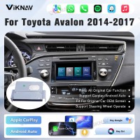 Viknav Linux Interface Box for Toyota Avalon 2014-2017 Wireless CarPlay Android Auto GPS Navigation Original Car Radio Screen