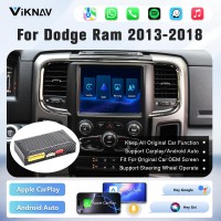 VIKNAV Linux Carplay System Box for Dodge Ram 2013-2018 Wireless CarPlay & Android Auto Retains Original Screen & Functions