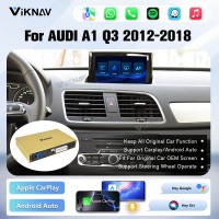 Viknav Linux Interface Box for AUDI A1 Q3 2012-2018 Wireless CarPlay Decoder Android Auto GPS Navigatipn Original Car Radio Screen