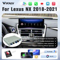 Viknav Android 13 Interface Box for Lexus NX 2018-2021 Wireless CarPlay Decoder Android Auto GPS Navigation  Original Car Radio Screen
