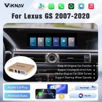 Viknav Linux Interface Box for Lexus GS 2007 -2020 Wireless CarPlay Decoder Android Auto GPS Navigation Original Car Radio Screen