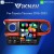 Viknav 12.1 INCH Car radio For Toyota Tacoma 2016-2023 Vertical Screen Android Auto Carplay Stereo Car GPS Navigation Multimedia Player Head UNIT (Red 128GB)